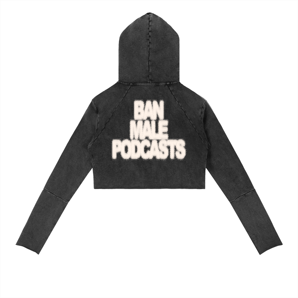 ban male podcasts hoodie