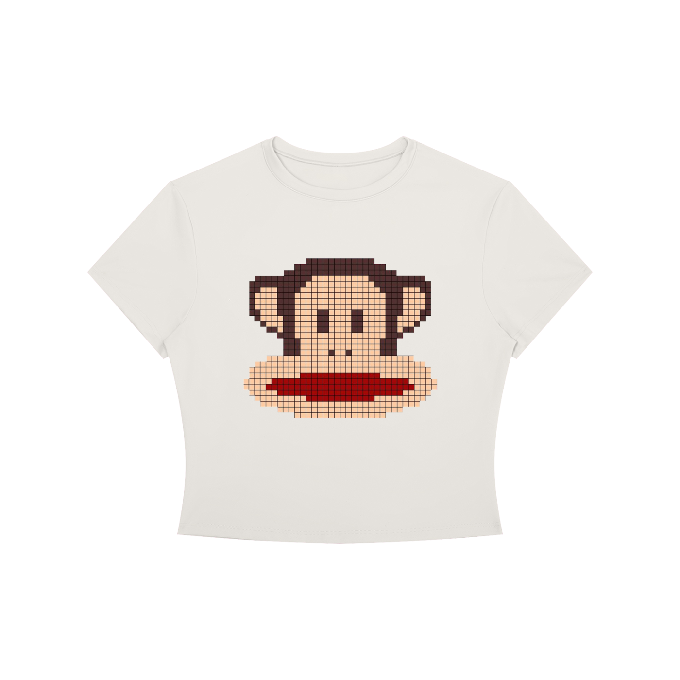 pixel monkey top