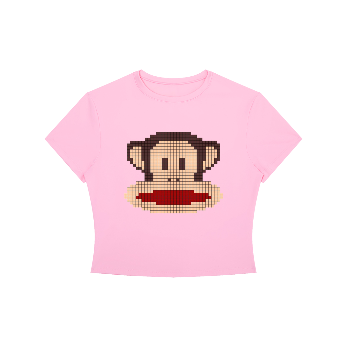 pixel monkey top