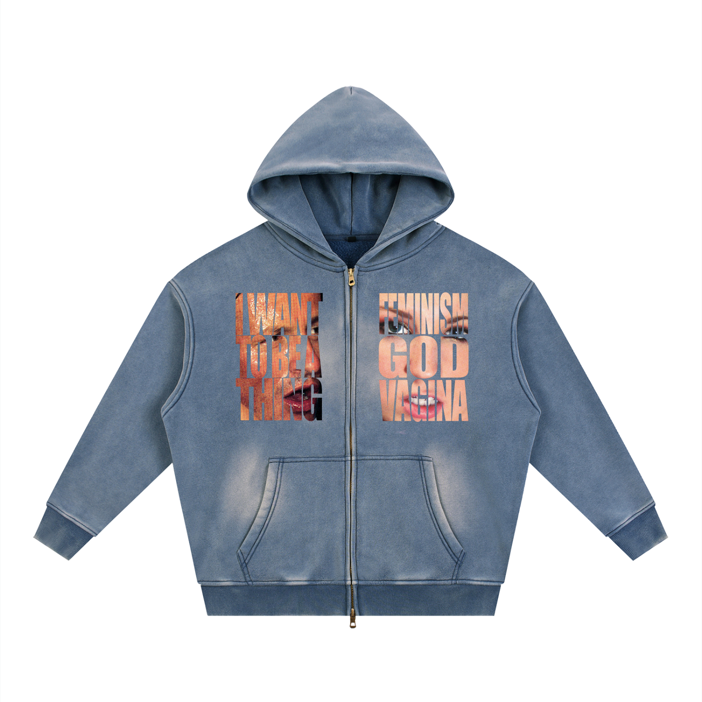 i am my own muse zip up