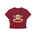 pixel monkey top