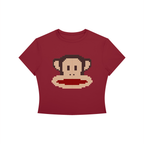 pixel monkey top