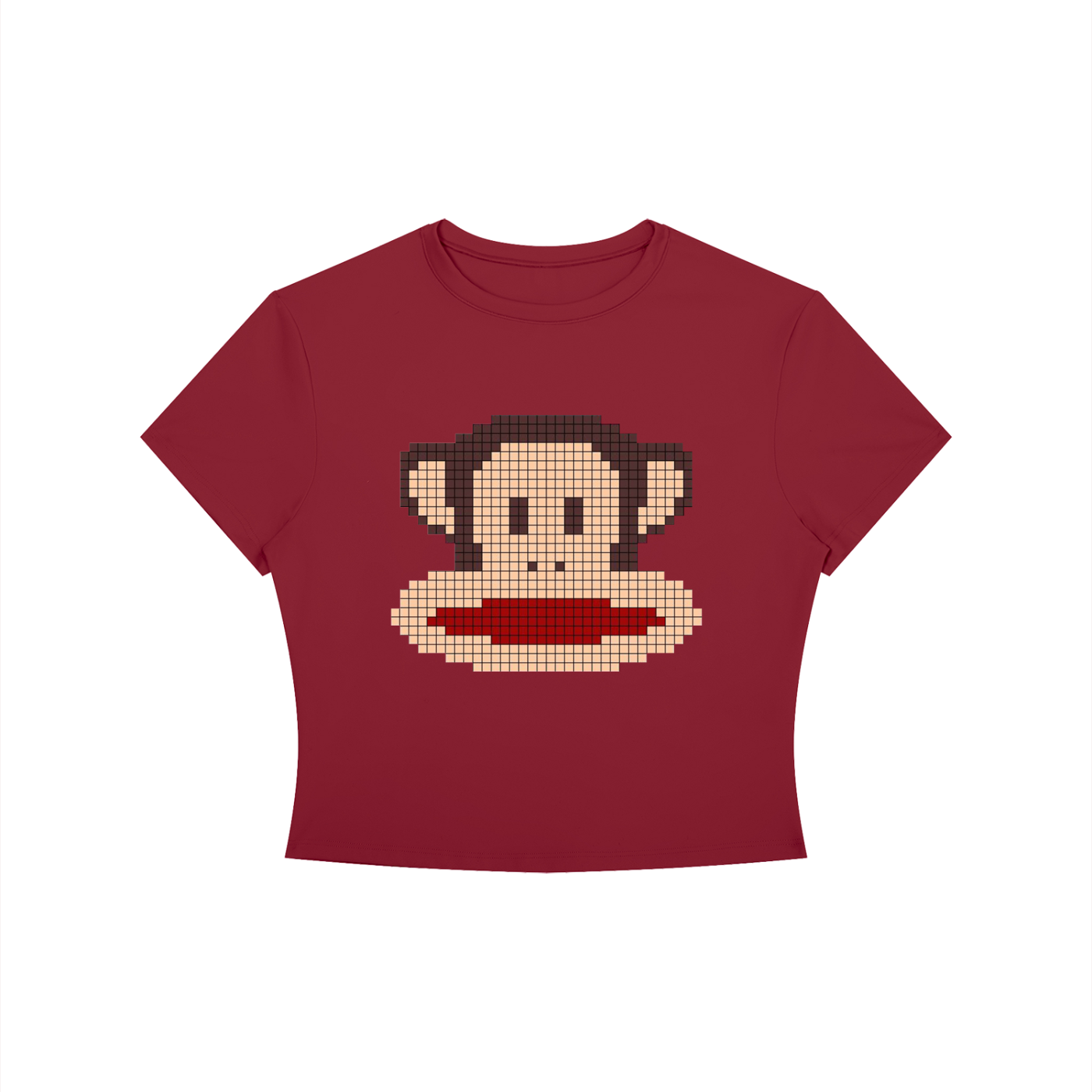 pixel monkey top