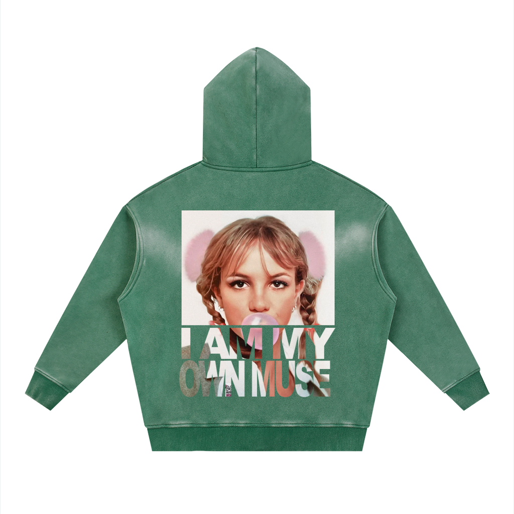 i am my own muse zip up