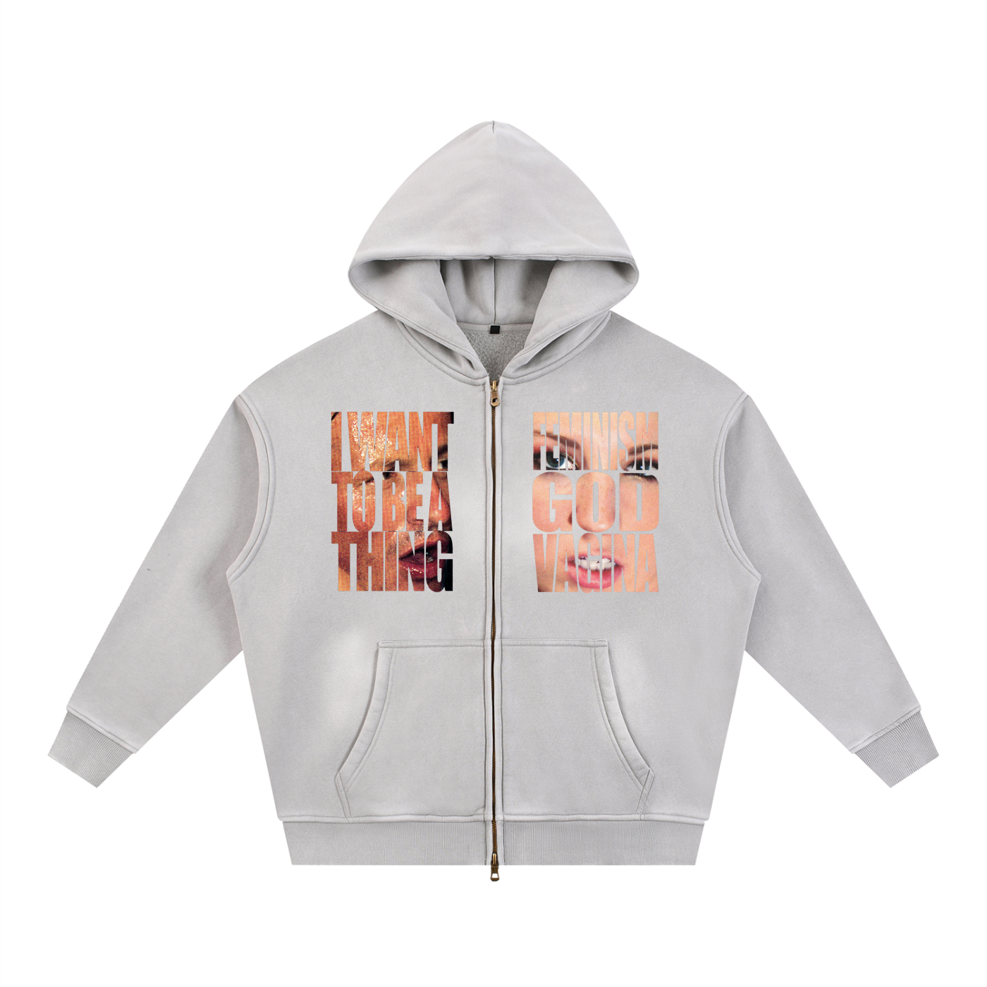 i am my own muse zip up