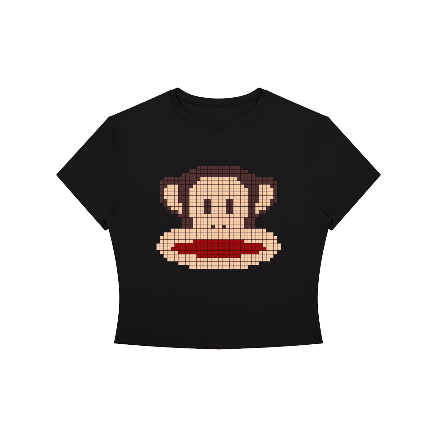 pixel monkey top